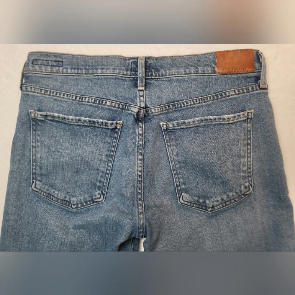 Citizens Of Humanity Emerson Slim Boyfriend Jean Sz 27 Distressed Raw Frayed Hem - Picture 7 of 15